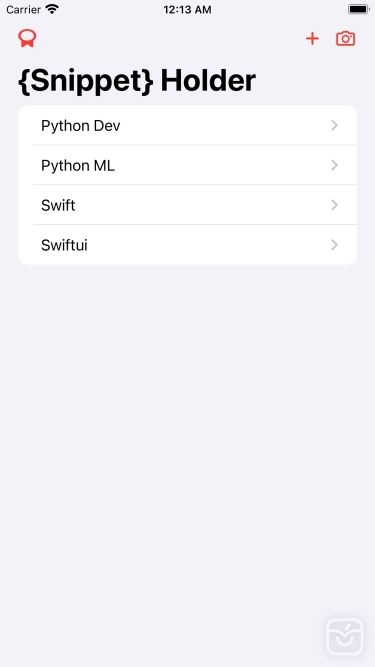 تصاویر Snippet Holder