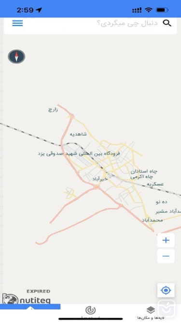 تصاویر نقشه همراه یزد | Yazd Map