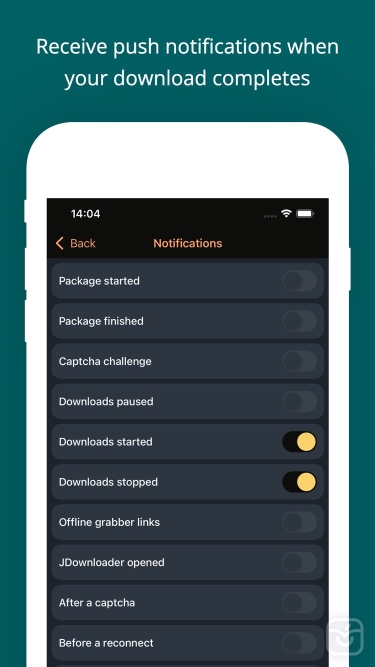 تصاویر MyJDownloader Remote ++
