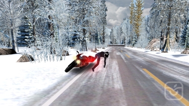 تصاویر Off-road Bike-Winter Drag Race