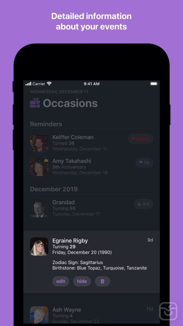 تصاویر Occasions 3 - Reminders