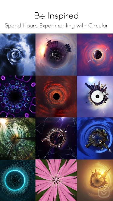 تصاویر Circular Tiny Planet Editor