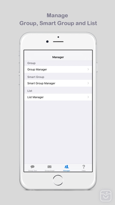 تصاویر Group Text and Email: List, Group and Smart Group Manager