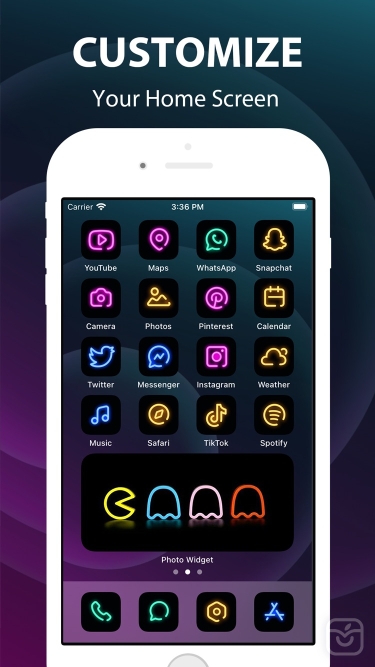 تصاویر App Icons & Widget - Theme Kit