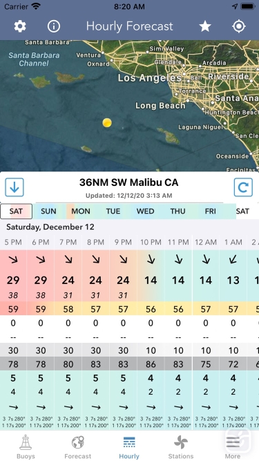 تصاویر Marine Weather Forecast Pro