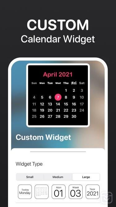 تصاویر Calendar Widget - Date Widgets ++
