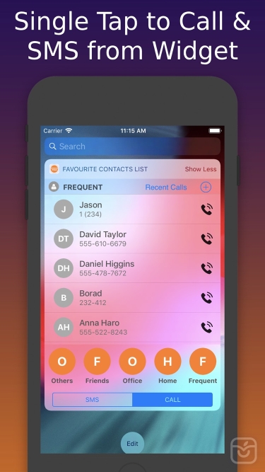 تصاویر Quick Call -Single Tap Action