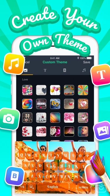 تصاویر Kika Keyboard for iPhone, iPad ++