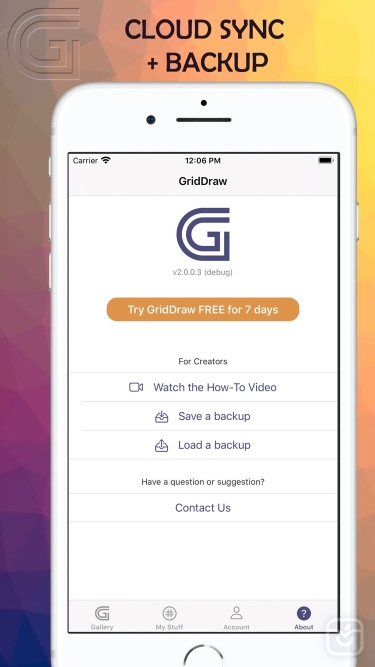 تصاویر Grid Draw- Logo & Icon Creator