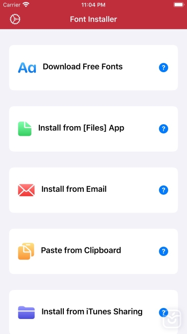 تصاویر Custom Fonts - Font Installer