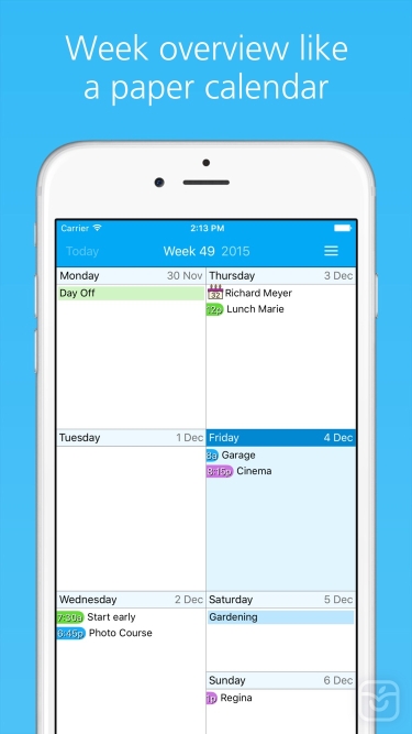 تصاویر Easy Calendar | $1.99