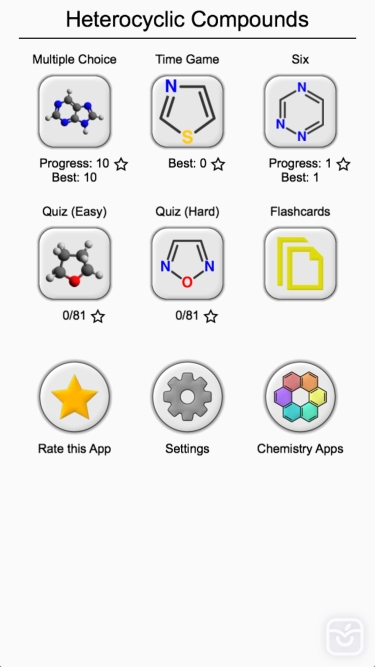 تصاویر Heterocyclic Compounds: Names of Heterocycles Quiz