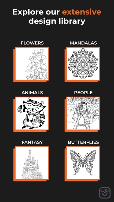 تصاویر Adult Coloring Book - Pigment ++