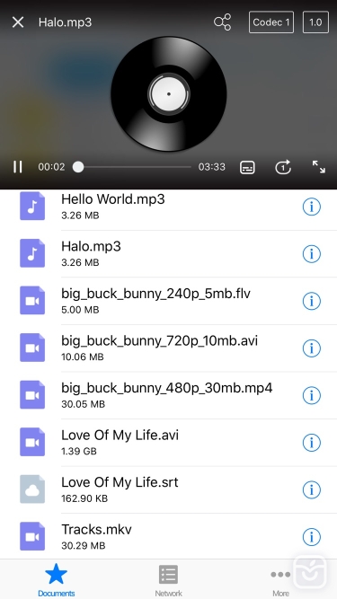 تصاویر APlayer - Alook Player