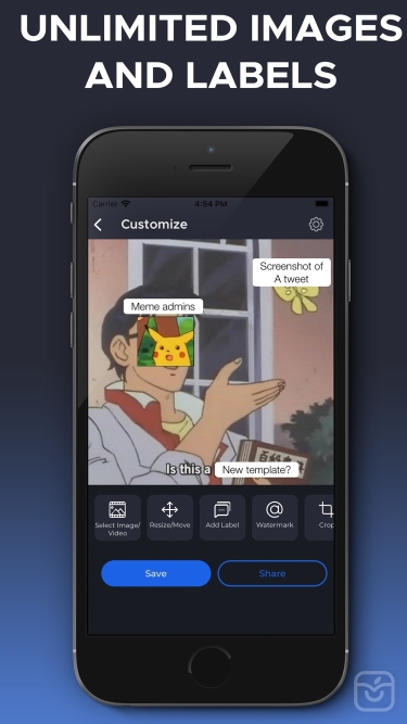 تصاویر Meta Meme: Video/Image Maker ++