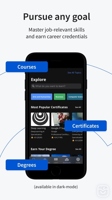 تصاویر Coursera: Learn new skills