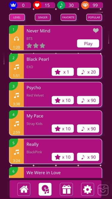 تصاویر KPOP Piano Magic Tiles