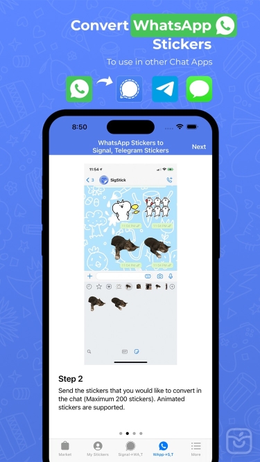 تصاویر SigStick Sticker Maker ++
