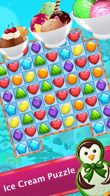 Ice Cream Sundae Jam - FREE Match 3 Puzzle & Arcade Game