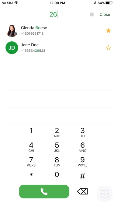 تصاویر T9 Dialer