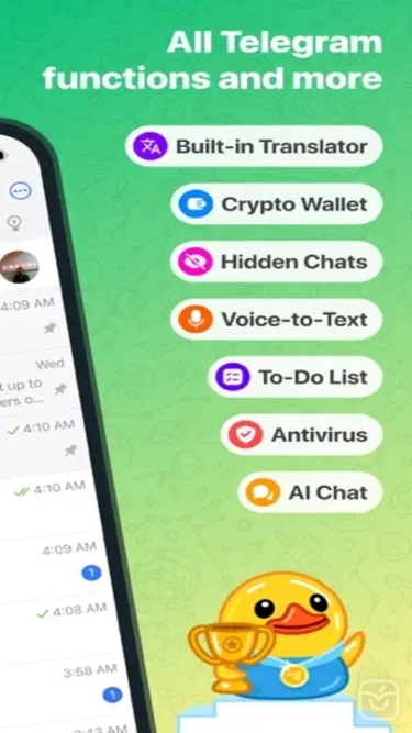 تصاویر iMe: AI Messenger for Telegram++