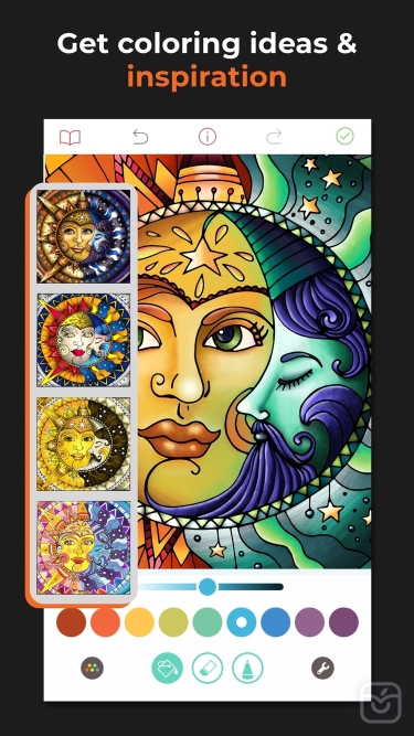 تصاویر Adult Coloring Book - Pigment ++