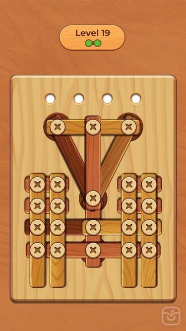 تصاویر Wood Nuts: Screw Puzzle ++