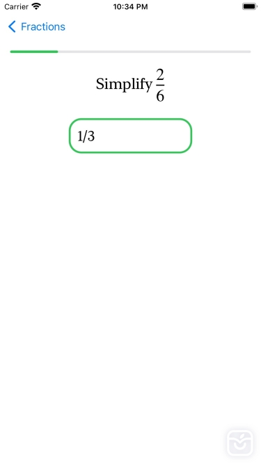 تصاویر Fraction Steps: Learn Visually