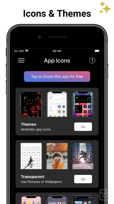 تصاویر Icon.Luxe - Transparent Themes