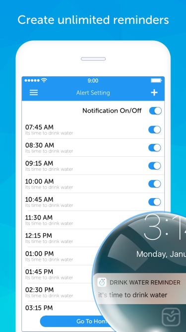 تصاویر Drink Water Reminder N Tracker