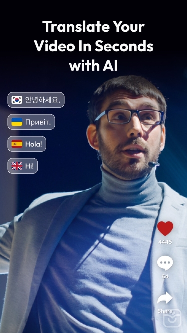 تصاویر Dub AI - AI Video Translator ++
