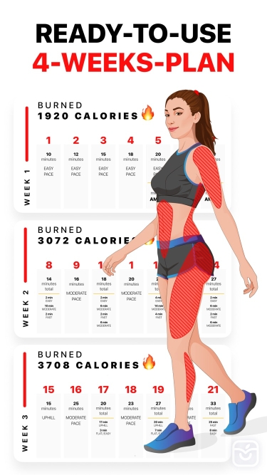 تصاویر WalkFit: Walking App & Tracker