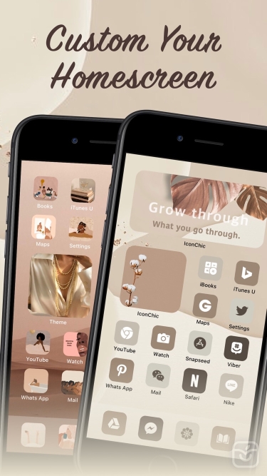 تصاویر IconChic-Aesthetic Icons Theme