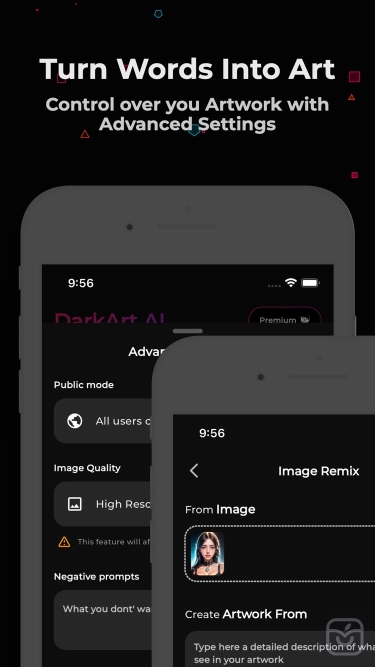 تصاویر DarkArt - AI Art Generator ++