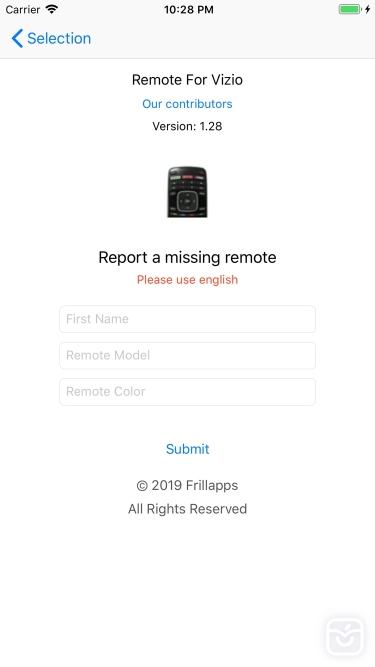 تصاویر Remote for Vizio
