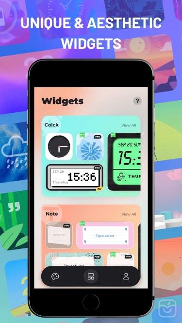 تصاویر Fancy Widgets & Themes