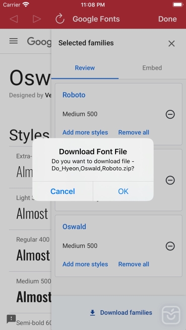 تصاویر Custom Fonts - Font Installer