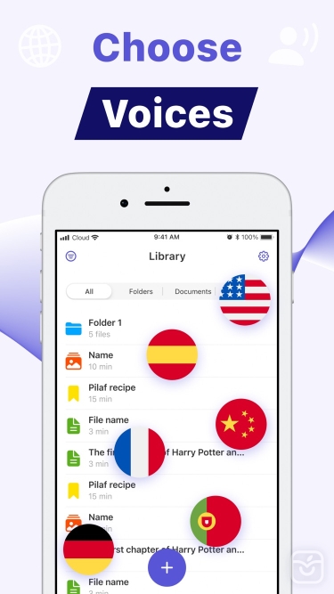 تصاویر Text to Speech: Reading Aloud ++