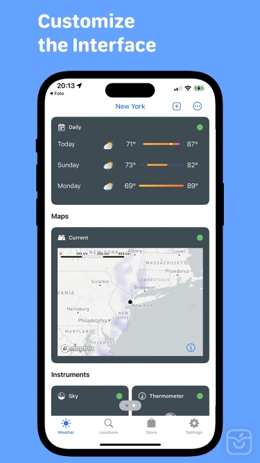 تصاویر Weather Bot: Alerts & Radar