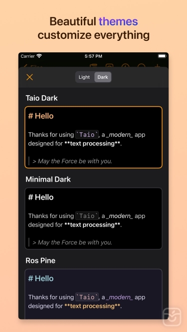تصاویر Taio - Markdown & Text Actions ++