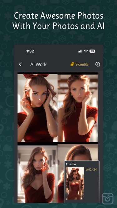 تصاویر Saja - AI Image Generator