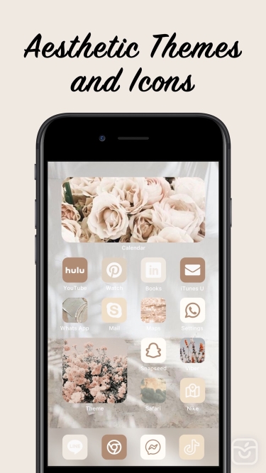 تصاویر IconChic-Aesthetic Icons Theme