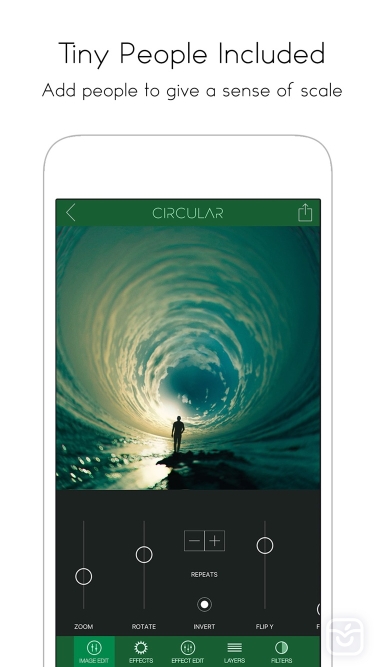 تصاویر Circular Tiny Planet Editor
