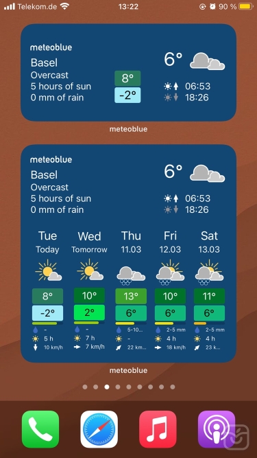 تصاویر meteoblue weather & maps