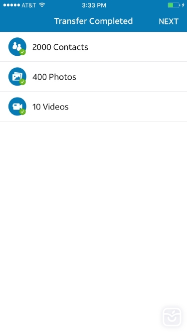 تصاویر AT&T Mobile Transfer