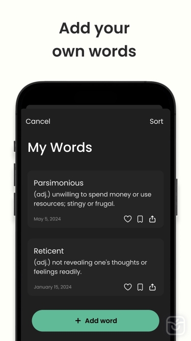تصاویر MyVocab - Learn new words++| آنلاک شده