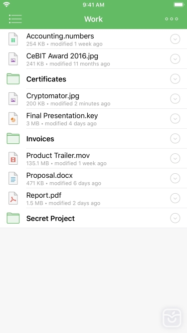 تصاویر Cryptomator