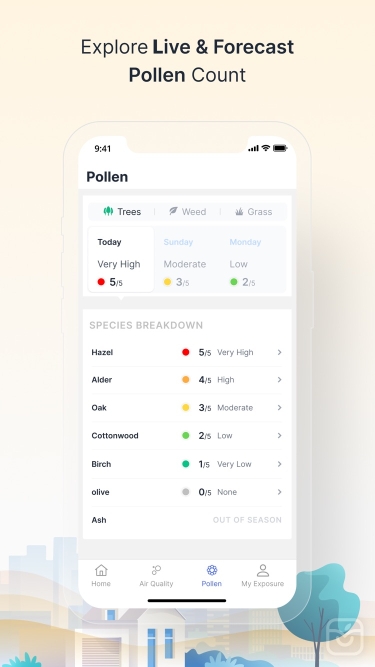 تصاویر Air Quality App - BreezoMeter