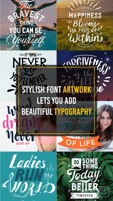تصاویر Text on Photo.s FontTypography ++