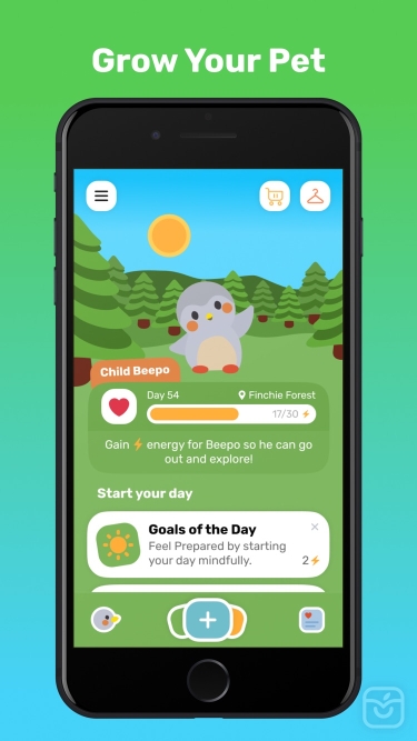 تصاویر Finch: Self Care Widget Pet